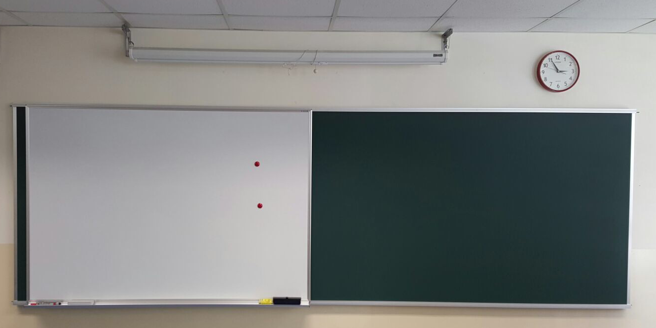 Product Showcase - Tailormade Magnetic Greenboard + Magnetic Enamel Whiteboard.